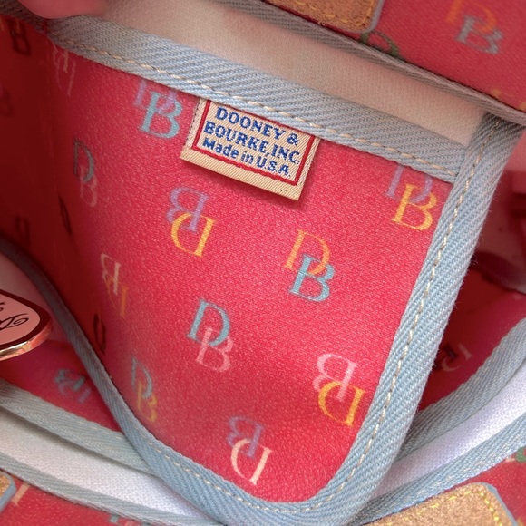 Dooney & Bourke Y2K vintage pink rainbow tassel bag πππ - Picture 12 of 12